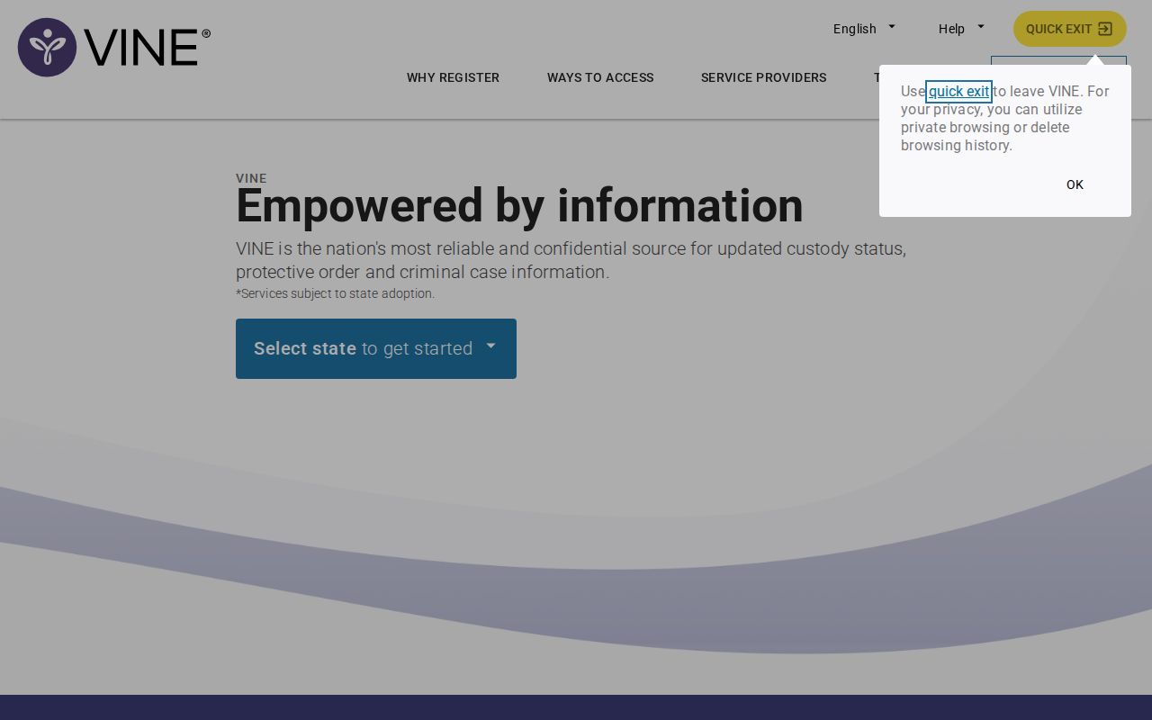 Gratiot County VINELink inmate search and Michigan custody selection